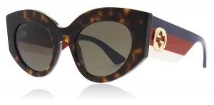 Image of Gucci GG0275S Sunglasses Havana 002 50mm