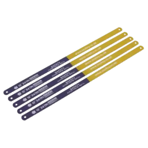 Image of Sealey Hacksaw Blade 300mm HSS Bi-Metal 24tpi, Pack of 5