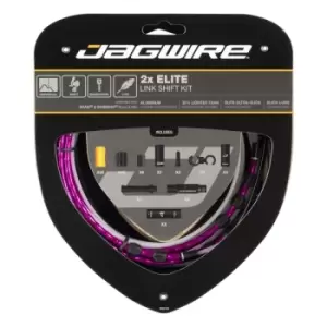 Image of Jagwire 2x Elite Link Shift Cable Kit Limited Purple