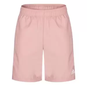 Image of adidas Mens 3-Stripes Shorts - Pink