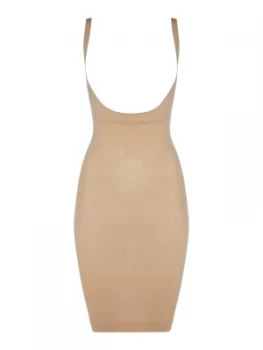 Image of Spanx Shape My Day Open Bust Full Slip Nude