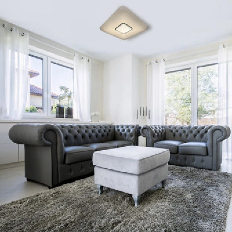 Image of Milagro Ceiling Lamp Yax 24W LED 440mm Striking Modern Design Dimmable + Remote Control Great Value