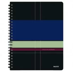 Image of Leitz Executive Notebook Get Organised A4 ruled, wirebound with