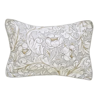 Image of Morris and Co Pure Bachelors Button Oxford Pillowcase - STONE