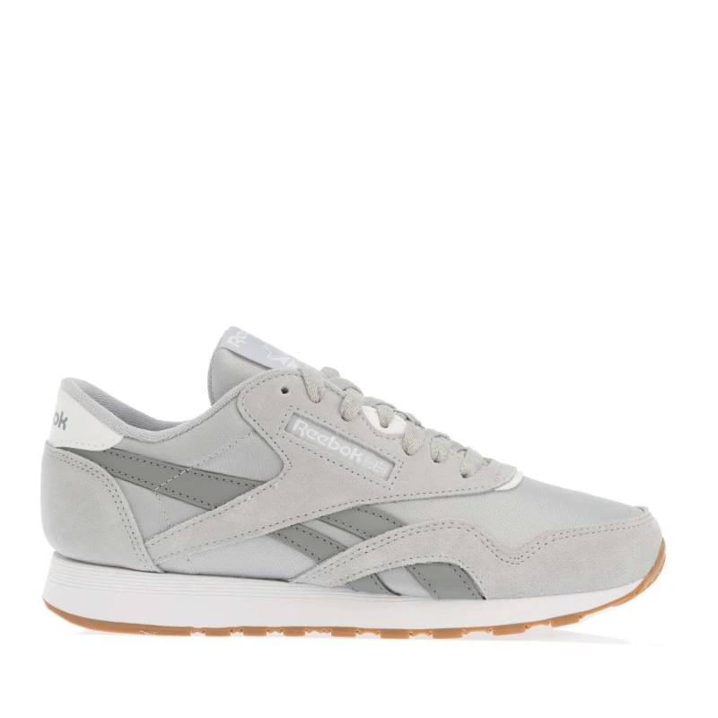 Image of Reebok Classic Nylon Shoes - Grey Grey 5