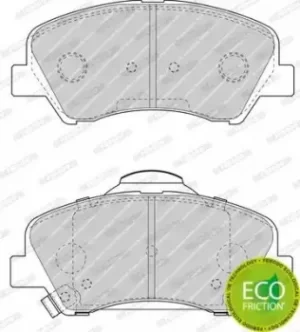 Image of Ferodo FDB4623 Brake Pad Set Front Axle Premier Car