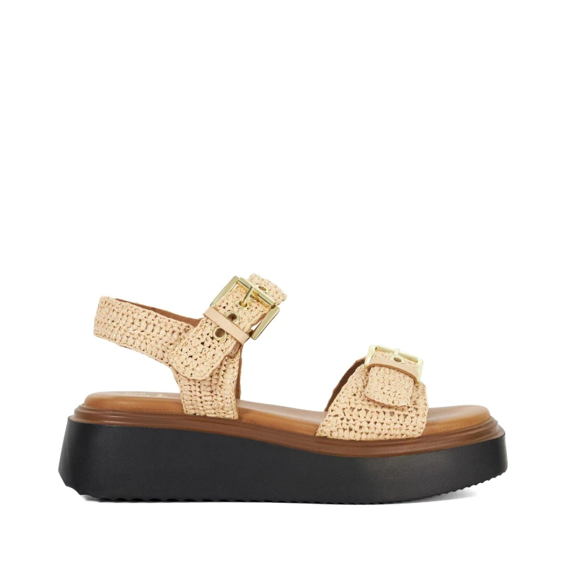 Image of Dune London Lowdown Sandal Raffia female 7 (40)