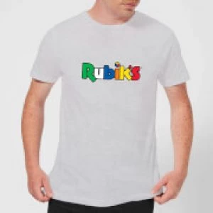Image of Rubik's Core Logo Mens T-Shirt - Grey - S