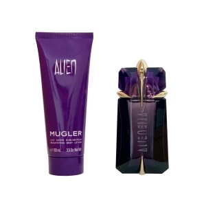 Image of Thierry Mugler Alien Gift Set 60ml Refillable Eau de Parfum + 100ml Body Lotion