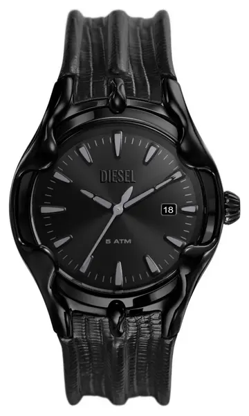 Image of Diesel DZ2193 Mens Vert (44mm) Black Dial / Black Textured Watch