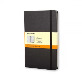 Image of Moleskine Pocket Ruled Hardcover 192Pg 90x140mm Black Ref MM710