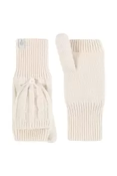 Image of 1 Pair Ash Cable Knit Converter Mittens