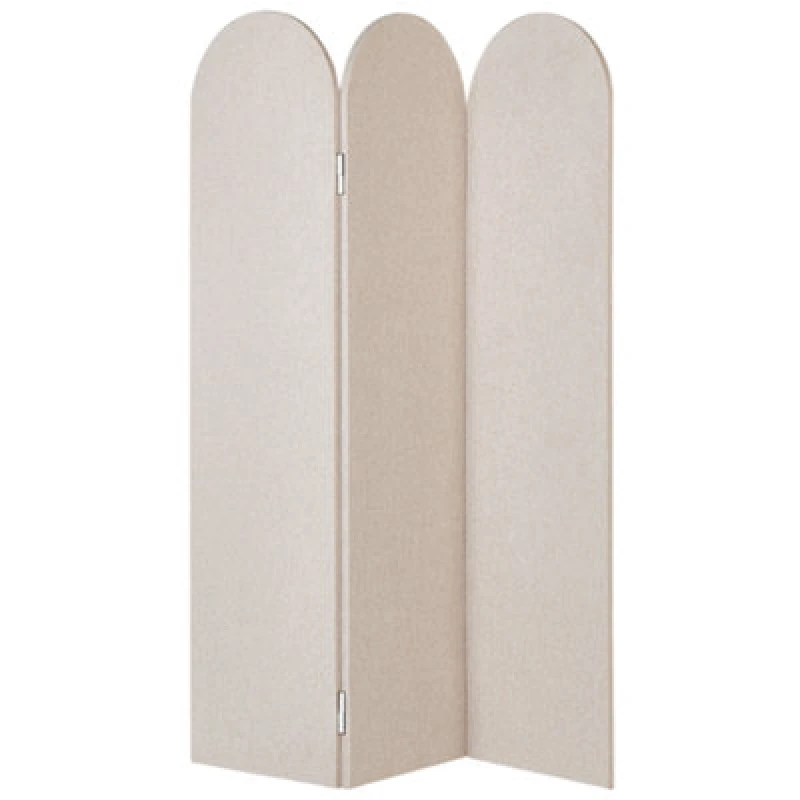 Image of Beliani Office Divider Room Divider Slimmy Beige