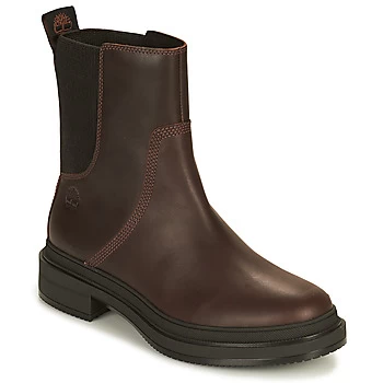 Image of Timberland LISBON LANE CHELSEA womens Mid Boots in Brown,4,5,6,7,7.5