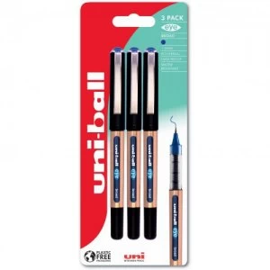 Image of Uni-Ball Eye Broad UB-150-10 BL Plastic Free Packaging PK3