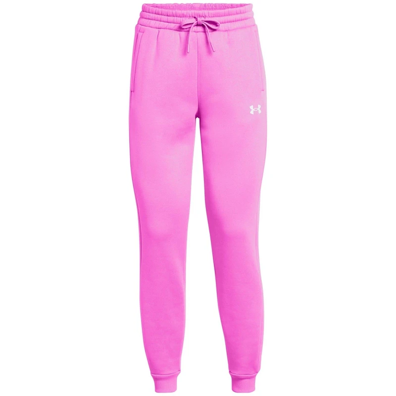 Image of Under Armour Womens Fleece Performance Tracksuit Bottoms Purple female 8 (XS)