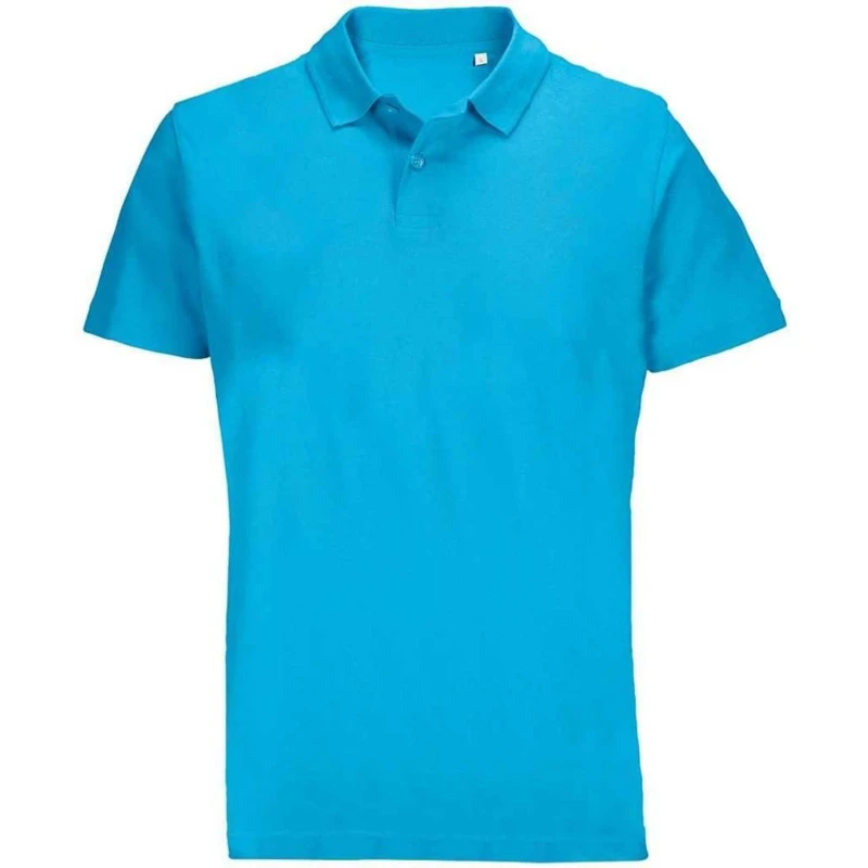 Image of SOL'S Pulse Pique Polo Shirt in Aqua Size: Small Aqua Unisex S