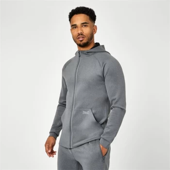 Image of Everlast Track Hoodie - Charcoal Marl