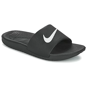 Image of Nike KAWA SLIDE boys's in Black kid,10.5 kid,12.5 kid,13.5 kid,2.5 kid,4.5 kid,5.5,1.5 kid,11.5 kid