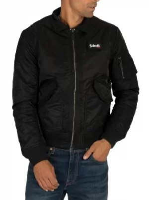 Image of Removable Badge Bomber Jacket