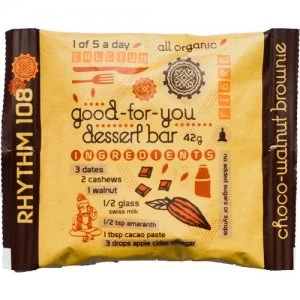 Image of Rhythm 108 Choco Walnut Dessert Bar 1 bars