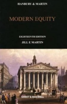 Image of Modern Equity by Jill E Martin and Harold Greville Hanbury Paperback