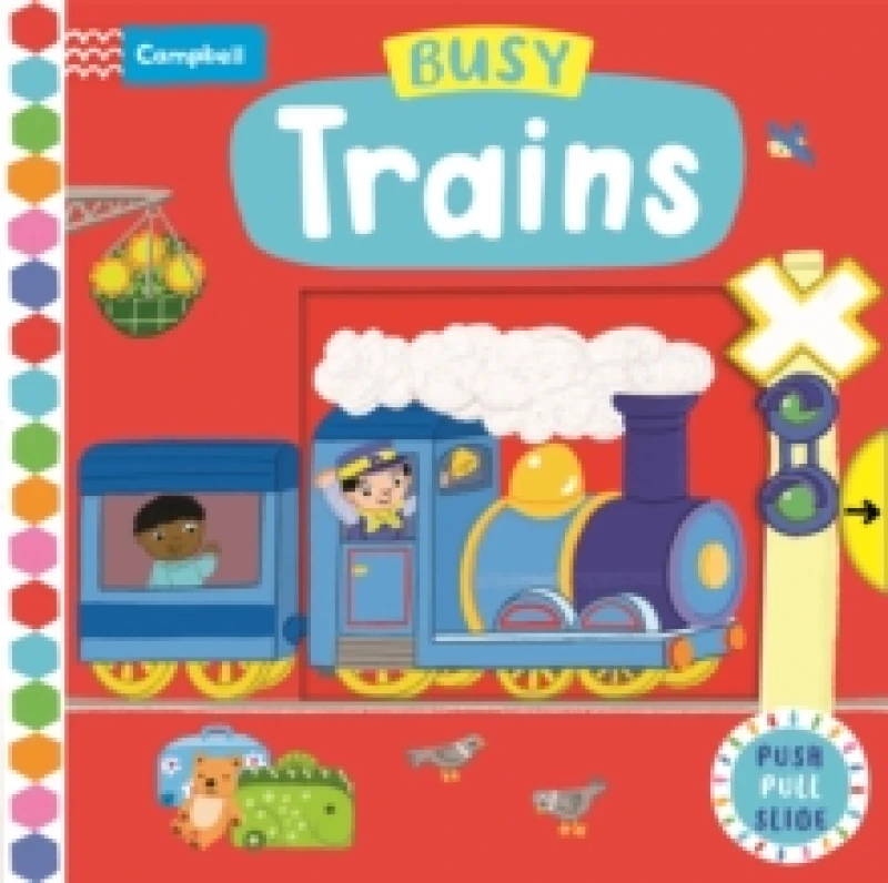 Image of Campbell Books Busy Trains Book Multi unisex