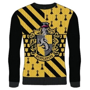 Image of Harry Potter - Hufflepuff Unisex Christmas Jumper Medium