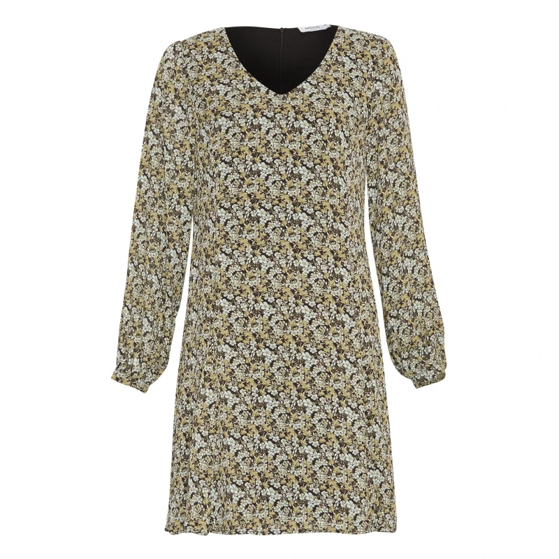 Image of moss copenhagen Womens dress Moss Copenhagen Jamela Rikkelie Jaune Female M