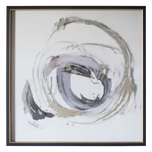 Image of Becket Framed Art 84x84cm Purple