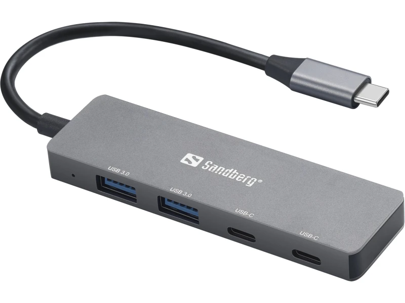 Image of Sandberg USB-C to 2xUSB-A + 2xUSB-C Hub