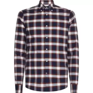 Image of Tommy Hilfiger Block Tartan Sf Shirt - Blue