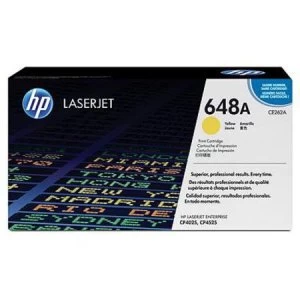 Image of HP 648A Yellow Laser Toner Ink Cartridge