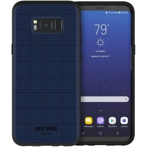 Image of Jack Spade Printed Clear Case for Samsung Galaxy S8 Plus - Graph Check/Navy