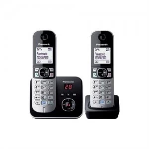 Image of Panasonic KX-TG6822 Cordless Phone With Answering Machine