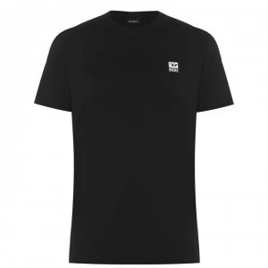 Image of Diesel Logo T Shirt - Black 900