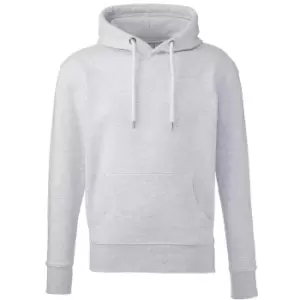 Image of Anthem Unisex Adult Organic Hoodie (XL) (Ash)