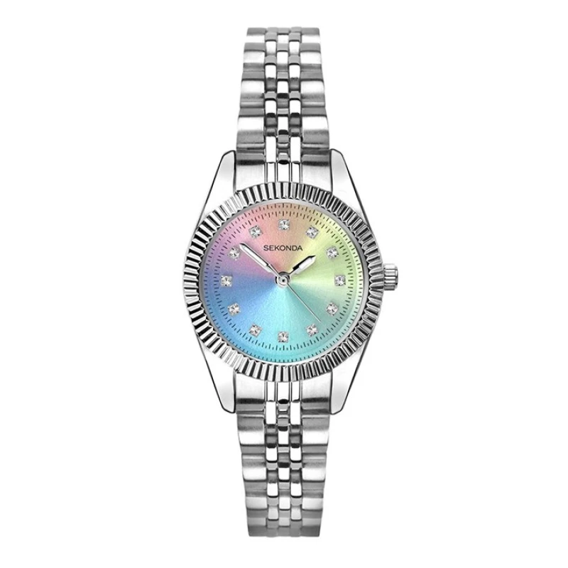 Image of Sekonda 40717 Rainbow Stone Set Bracelet Watch - W32427
