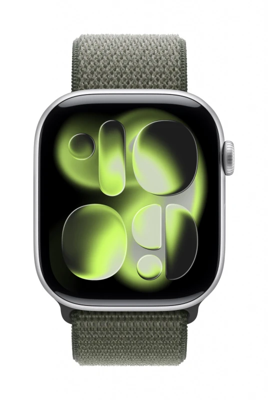 Image of Apple Apple MFFJ4ZM/A Smart Wearable Accessories Band Green Nylon, Recycled polyester, Spandex MFFJ4ZM/A