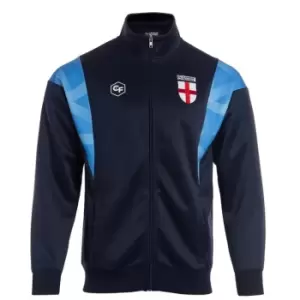 Image of Classicos de Futebol England Retro Fan Track Jacket Mens - Blue