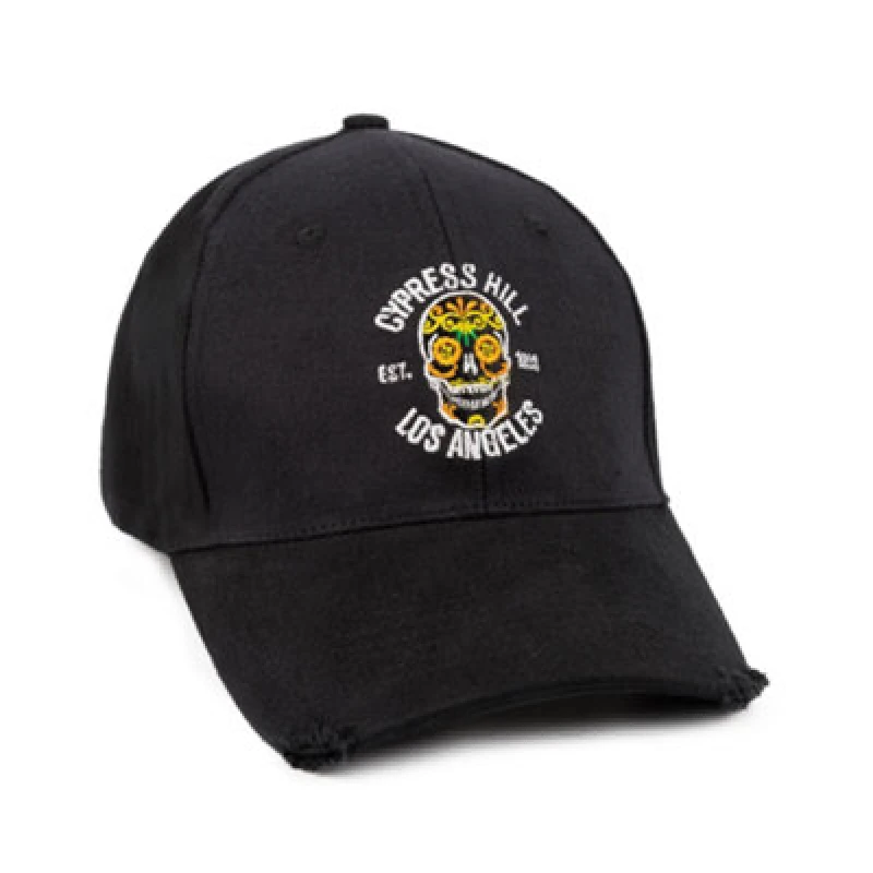 Image of cypress hill Adjustable Curved Peak Cap Black unisex