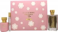 Image of Prada La Femme Gift Set 100ml Eau de Toilette + 100ml Body Lotion + 10ml Eau de Toilette