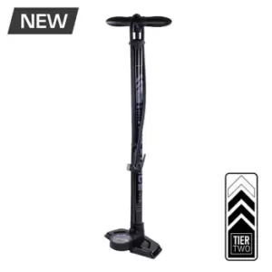 Image of Serfas Air Force 2 Floor Pump - Grey