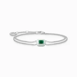 Image of Charming Green Stone Bracelet A2095-496-6