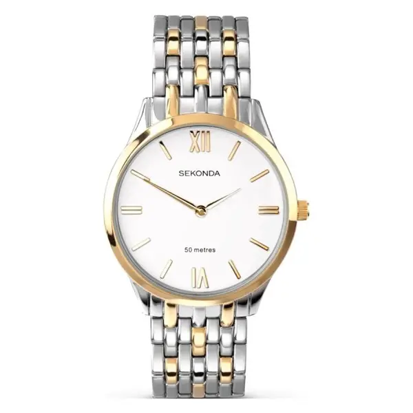 Image of Sekonda 3449 Two Tone Bracelet Watch - W3192
