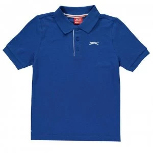 Image of Slazenger Plain Polo Shirt Junior Boys - Royal