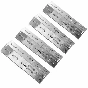 Image of Charles Bentley Gas BBQ Flame Tamer 4pk Stainless Steel
