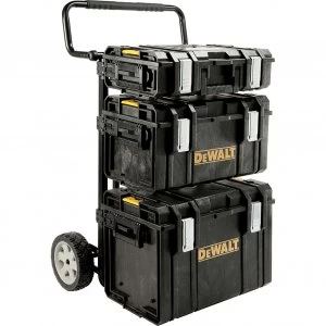 Image of DEWALT Heavy Duty Toughsystem Trolley + 3 Tool Boxes