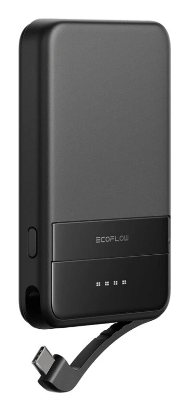 Image of ECOFLOW RAPID 5000 mAh Portable Magnetic Power Bank - Black 4895251629300