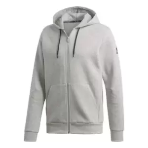 Image of adidas M MH Plain FZ mens Sweatshirt in Grey. Sizes available:S,M,L,XL